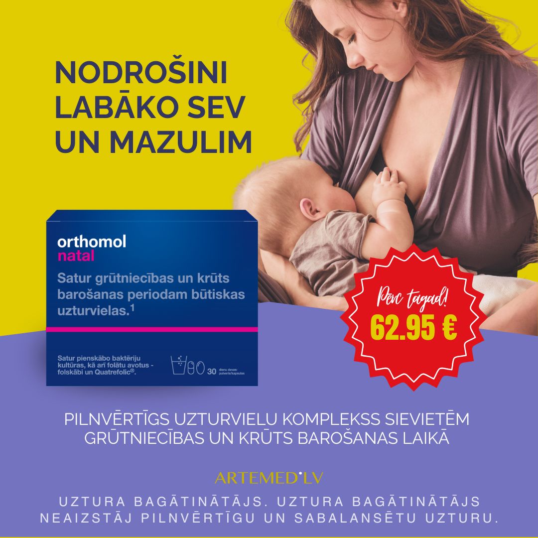 Orthomol natal - uzturvielas krūts barošanas periodā