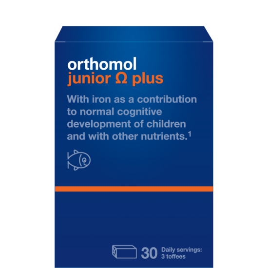 Kognitīvajām funkcijām bērniem Orthomol Junior Omega plus