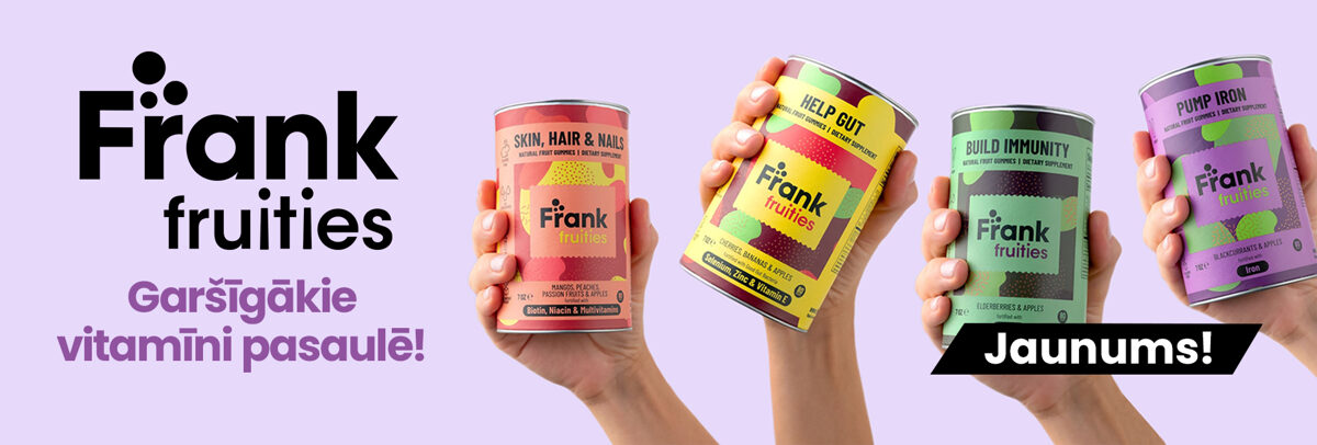 Frank Fruities - garšīgākie vitamīni pasaulē