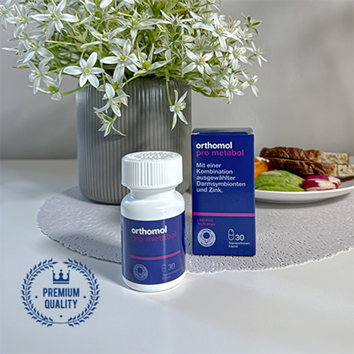 Orthomol pro metabol iepakojums